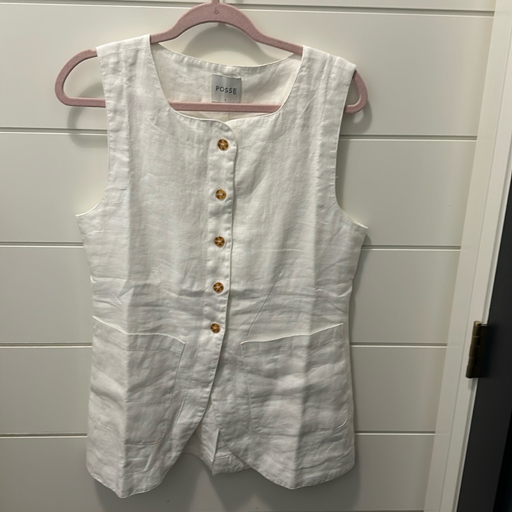 Posse Emma Linen Vest - Picture 2 of 8
